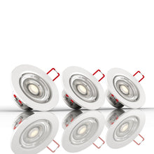 Load image into Gallery viewer, Lot de 3 Spots Encastrable LED Intégrés - Dimmable et Orientable
